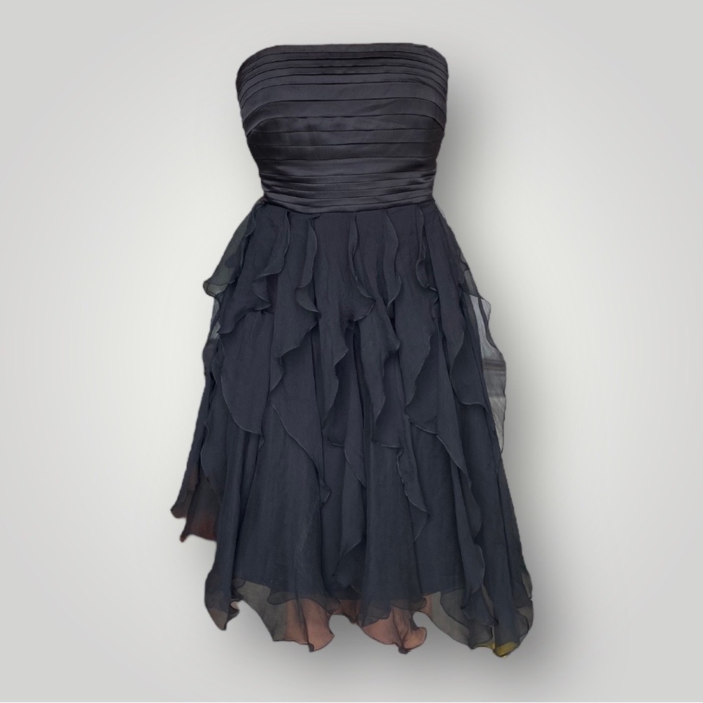 Carlos Miele Black Strapless Mini Dress ♣️